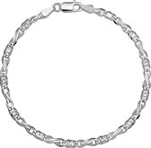 The Jewelry Collection Armband Valkenoog 3,5 mm - Zilver