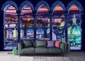 City View By Night Photo Wallcovering
