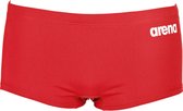 Arena Solid Squared Heren Sportzwembroek - Red/White - Maat 34