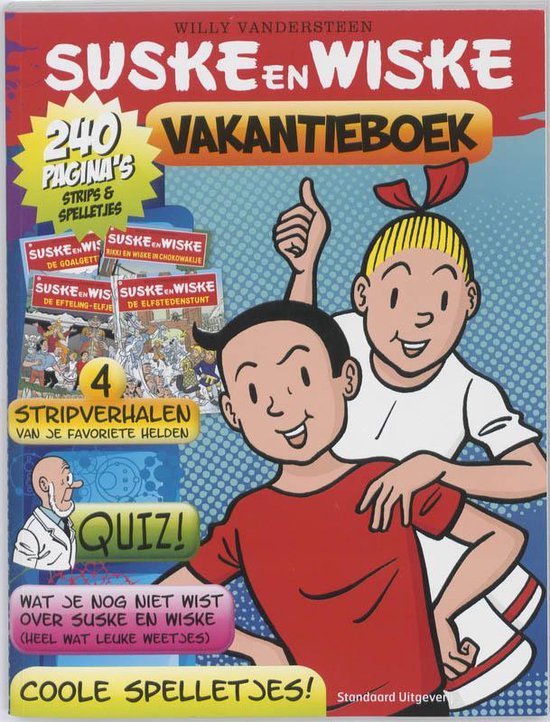 Cover van het boek 'Suske en Wiske Vakantieboek' van w. Vandersteen