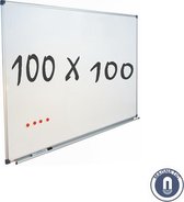 IVOL Whiteboard 100x100cm  Gelakt staal - Magneetbord