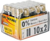 Alkaline X-Power 9V-Block 10-pcs Standaard batterijen