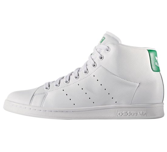 adidas Stan Smith Mid Sneakers - Maat 45 1/3 - Mannen - wit/groen | bol.com