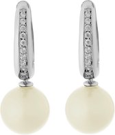 Orphelia Oorbel White Pearl Sterling Zilver 925