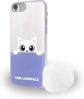Karl Lagerfeld KLHCP7TRGPABBL mobiele telefoon behuizingen 11,9 cm (4.7'') Hoes Blauw, Grijs