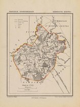 Historische kaart, plattegrond van gemeente Boxtel in Noord Brabant uit 1867 door Kuyper van Kaartcadeau.com