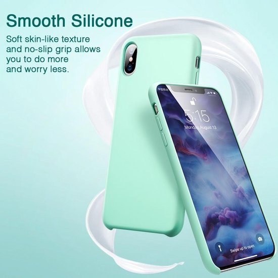 overschot shampoo Korea iphone X / iPhone Xs /10s - hoesje ESR Yippee hoesje - Premium Liquid  Silicone case -... | bol.com