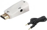 HDMI naar VGA + audio omvormer converter adapter