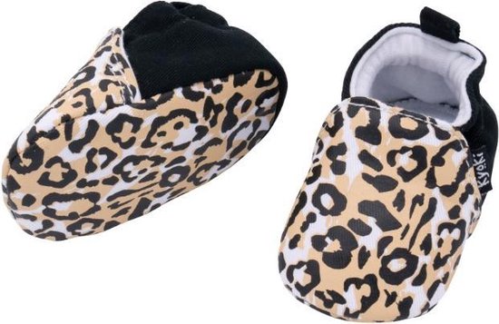 Babyslofjes Kyoki met Panter Print en Zwart | bol.com