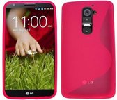 LG L Fino Silicone Case S-Style Roze