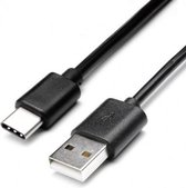 USB Type C naar USB A kabel - 2.0 - 1 meter - Zwart
