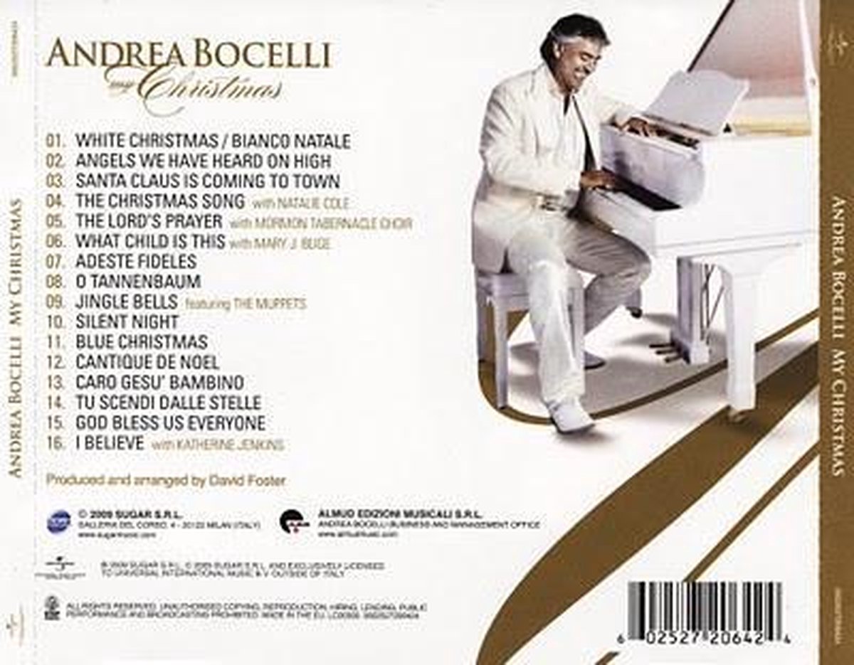 My Christmas, Andrea Bocelli | CD (album) | Muziek | bol.com