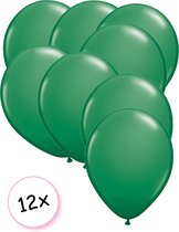Ballonnen Groen 12 stuks 27 cm