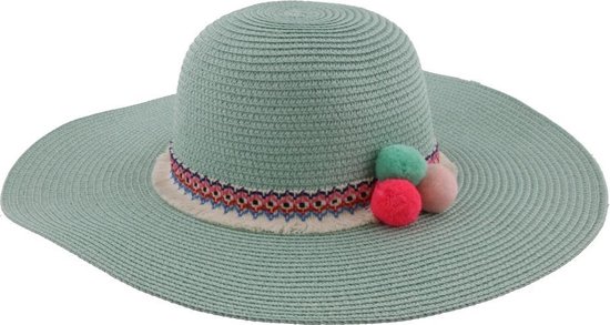 Hippe blauwe hoed in Ibiza style. | bol.com