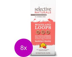 Supreme Selective Naturals Woodland Loops - Cavia - Snack - 8 x 80 gr