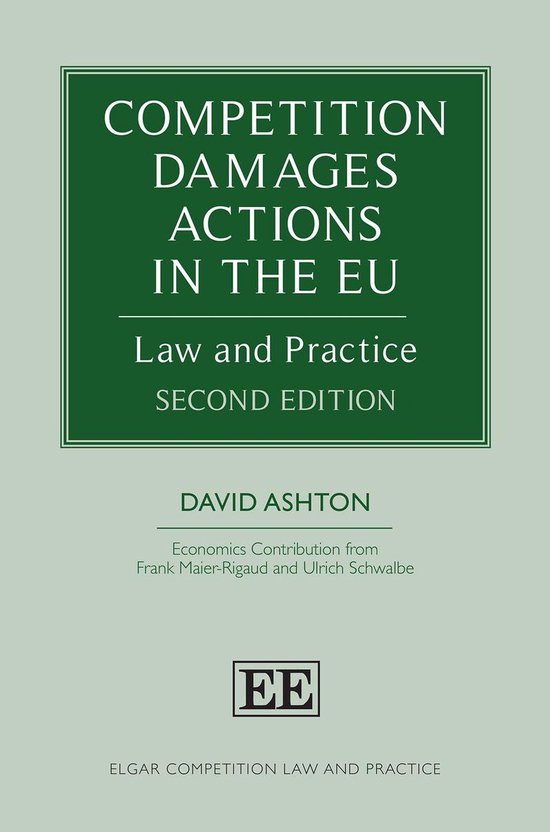Elgar Competition Law and Practice series - Competition Dama ... - cover