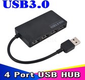 Compacte USB 3.0 Hub tot 5 Gbps - Zwart