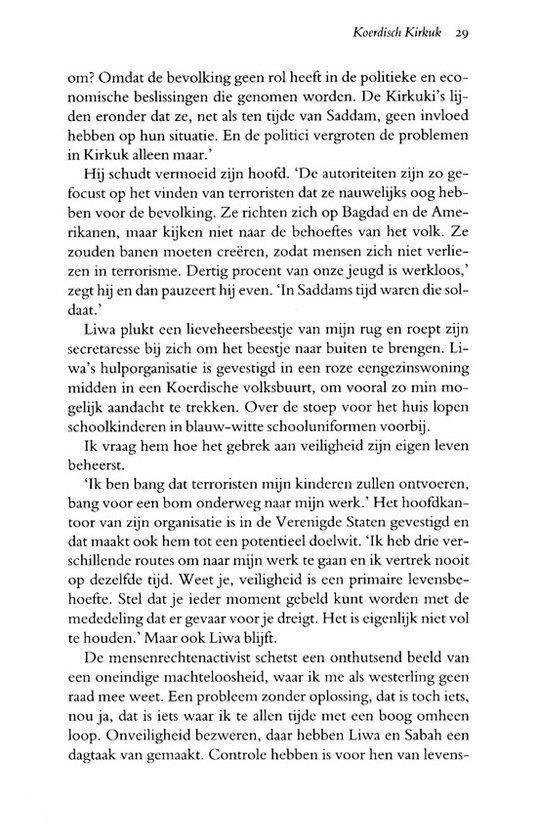 Een pagina uit het boek "Koerdisch Kirkuk".