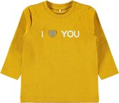 Name it Meisjes T-shirt - Golden Orange - Maat 74