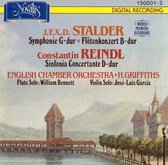 J.F.X.D. Stalder: Symphonie G-dur; Flötenkonzert B-dur; Constantin Reindel: Sinfonia Concertatne D-dur