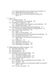 Pagina met inhoudsopgave en paginanummers, zonder afbeeldingen.