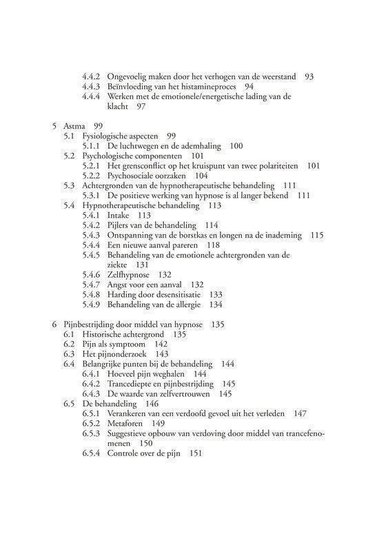 Pagina met inhoudsopgave en paginanummers, zonder afbeeldingen.
