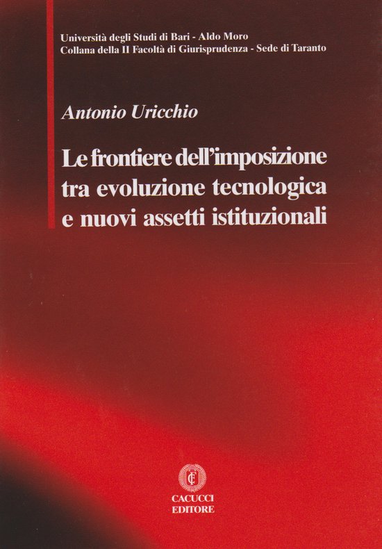 Le frontiere dell'imposizione tra evoluzione tecnologica e n ... - cover