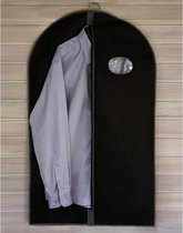 Housse de vêtement noir avec fermeture éclair 100 cm