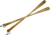 Bamboe Schoenlepel lang met ophanghaak - 45 cm