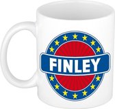 Finley naam koffie mok / beker 300 ml  - namen mokken