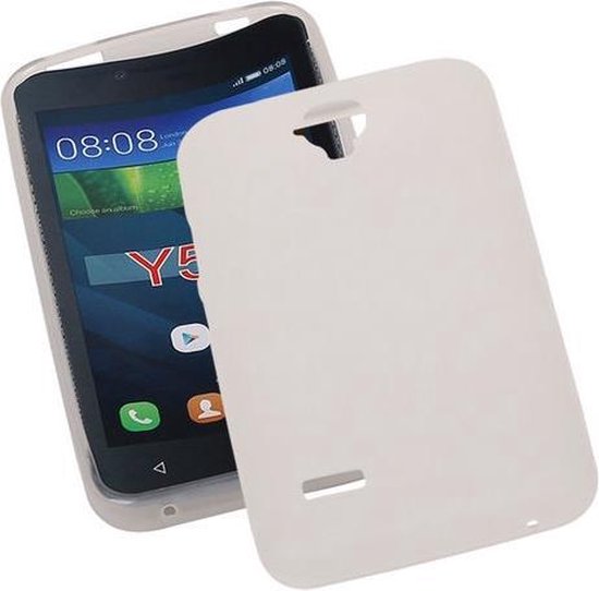 Coque en TPU Huawei Y560 / Y5 Transparent Blanc