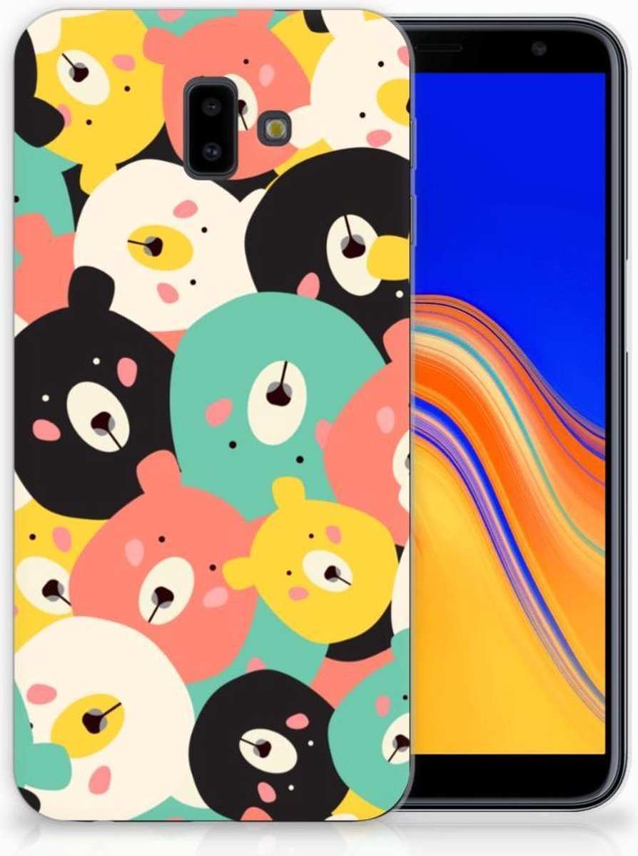 Samsung Galaxy J6 Plus (2018) Telefoonhoesje met Naam Bears