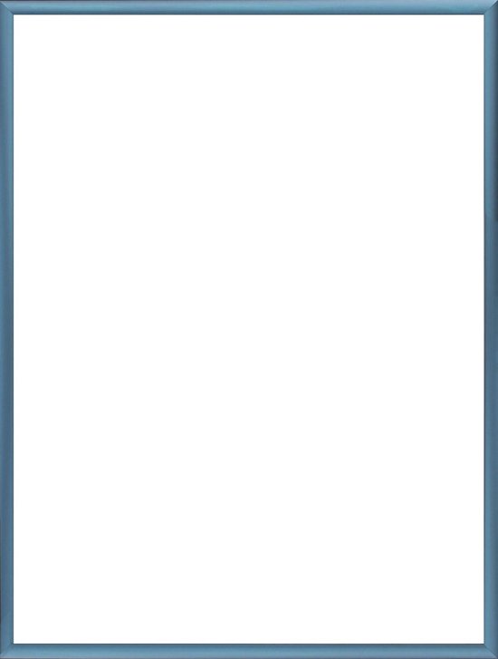 Homedecoration Almelo - Cadre photo - Format photo - 59 x 100 cm - Bleu acier