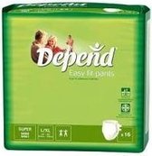 Depend Incontinentieluiers Depend Super Easy-Fit Large / Extra Large