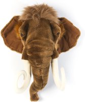 Wild&Soft- Wanddecoratie dierenkop pluche mammoet Arthur