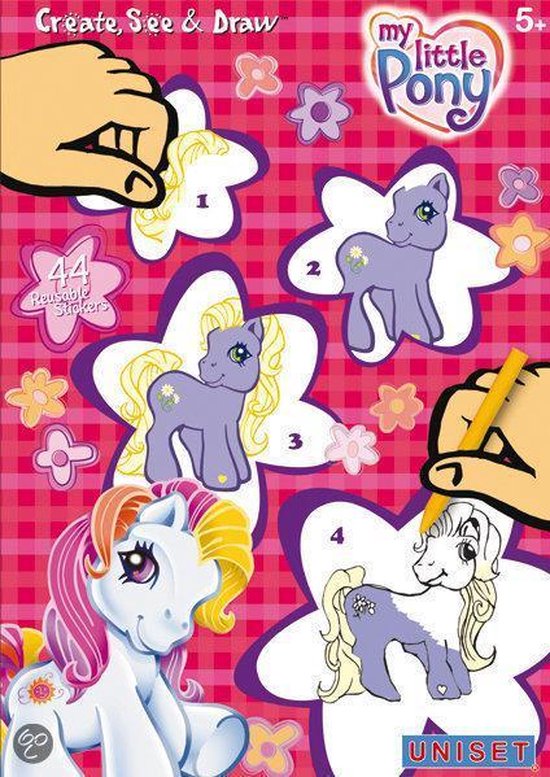 Uniset: My Little Pony Magic Sticker Drawing Set