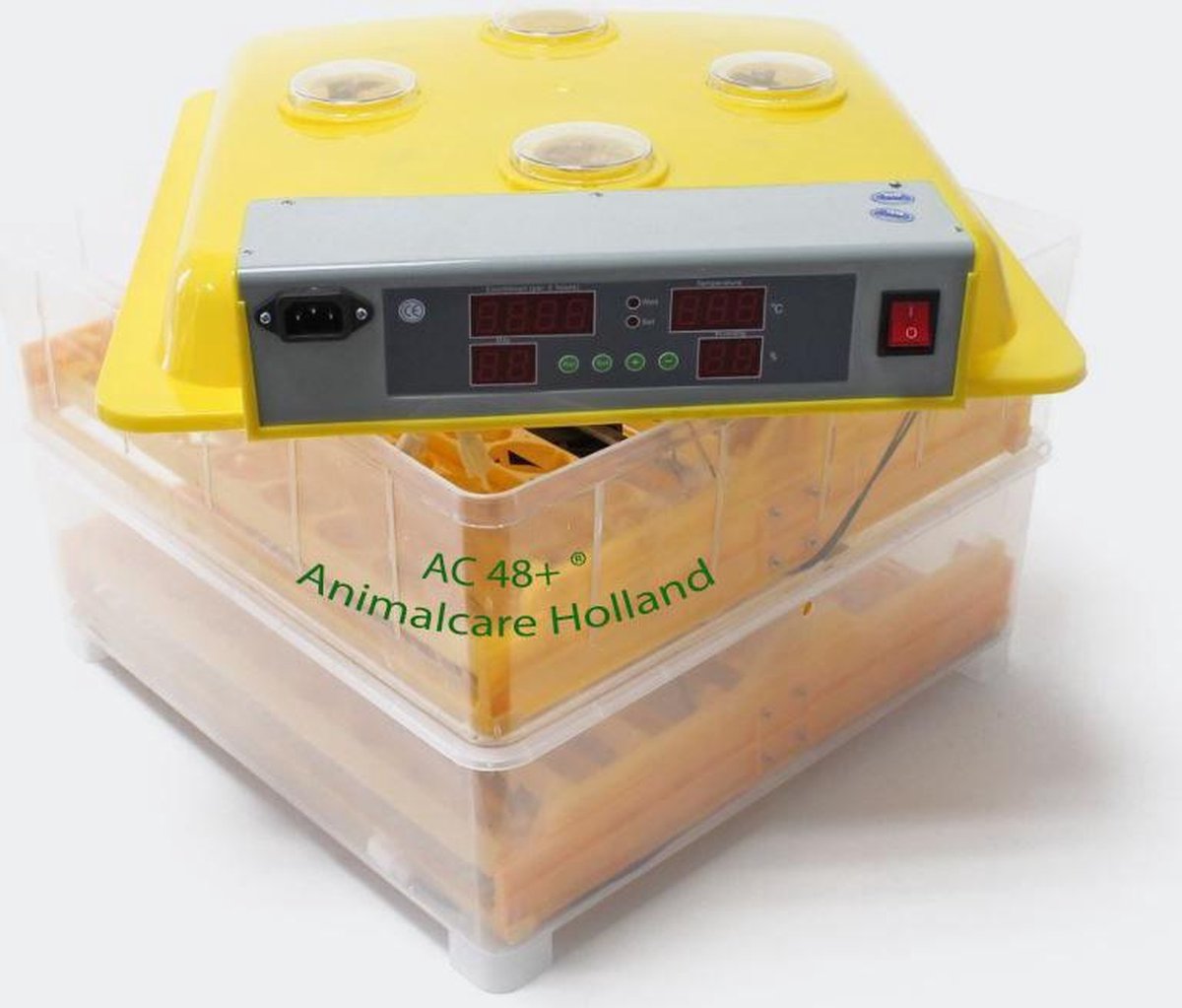 Broedmachine | 96 eieren (met hygrometer) - Model- AC 96+ ® - Animalcare Holland