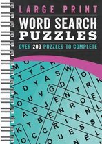 Brain Busters- Large Print Word Search Puzzles Teal