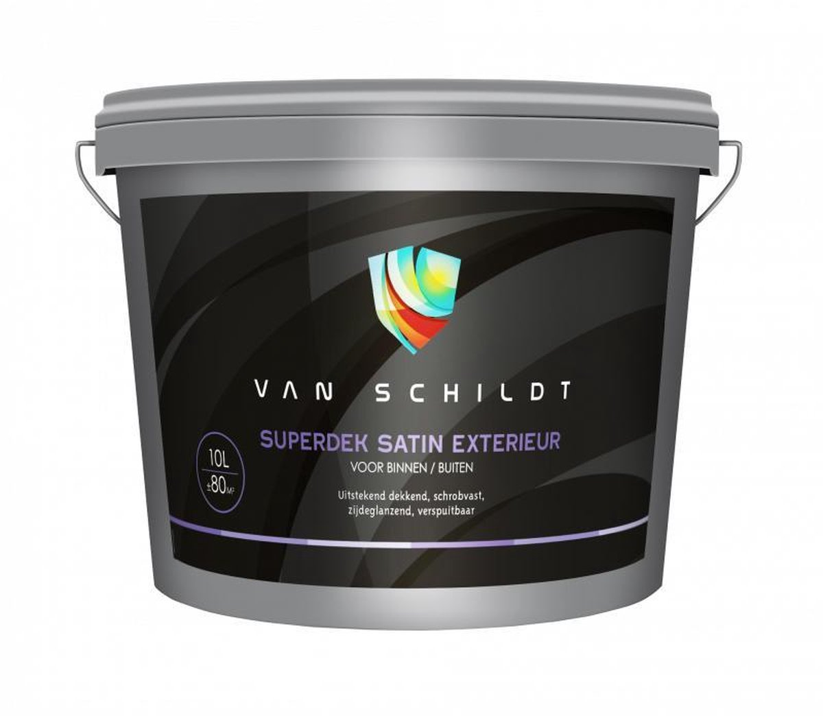 van Schildt Superdek Satin Exterieur 10 liter Wit