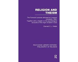 Routledge Library Editions: Philosophy of Religion- Religion and Theism