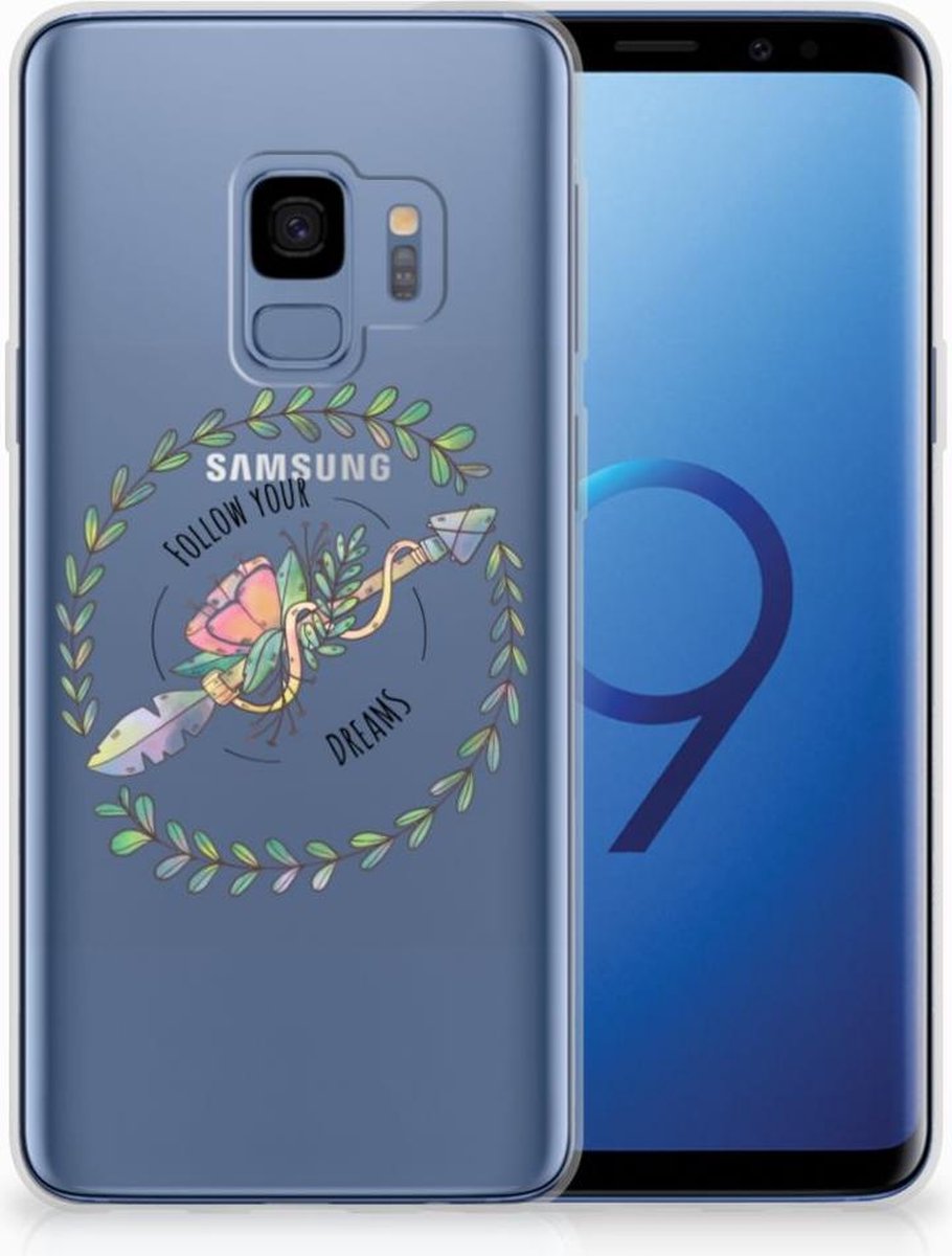 Back Cover voor Samsung Galaxy S9 Telefoonhoesje met Naam Boho Dreams