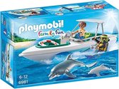 PLAYMOBIL Family Fun Duiktrip met plezierboot - 6981
