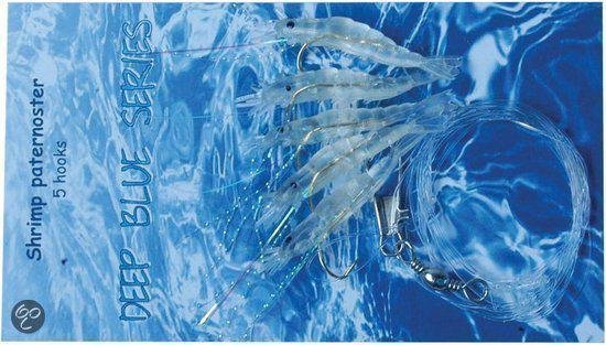 Albatros Deep Blue Shrimp Paternoster - 150 cm - Haakmaat 2 van Merkloos — afbeelding 2