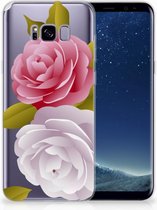 Geschikt voor Samsung Galaxy S8+ TPU siliconen Hoesje Roses