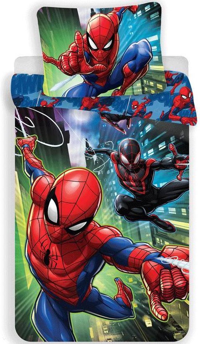 Spider-Man Action - Dekbedovertrek - Multi