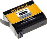 PATONA Premium Battery f. GoPro Hero 4 AHDBT-401 Black Silver Music Surf