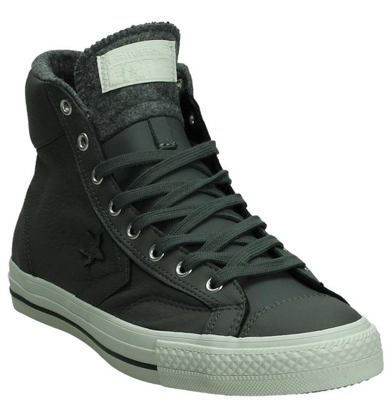 Converse - Star Player - Sneaker hoog - Heren - Maat 44 - Grijs -  Thunder/Tntique Leather | bol.com