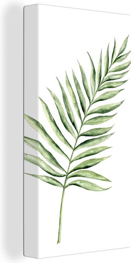 Tableau Toile Plante - Aquarelle - Aquarelle - 20x40 cm - Décoration murale