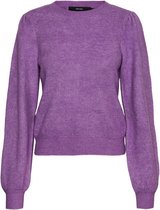 VERO MODA  Lefile LS O-Neck Puff Blouse Color Hyacinth PAARS M