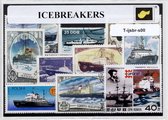 Ijsbrekers – Luxe postzegel pakket (A6 formaat) : collectie van verschillende postzegels van ijsbrekers – kan als ansichtkaart in een A6 envelop - authentiek cadeau - kado - gesche